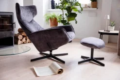 Sessel|RAUM.FREUNDE Sessel Helge Dunkelgrau