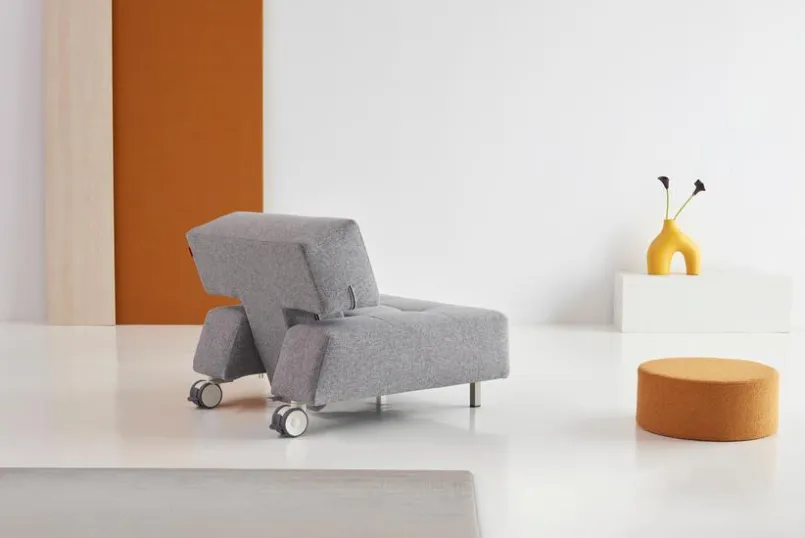 INNOVATION LIVING Sessel-Sessel Long Horn Excess Granit