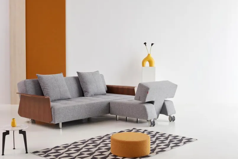 INNOVATION LIVING Sessel-Sessel Long Horn Excess Granit