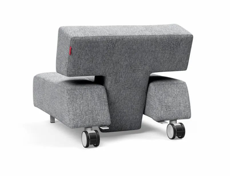 INNOVATION LIVING Sessel-Sessel Long Horn Excess Granit