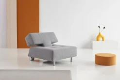 INNOVATION LIVING Sessel-Sessel Long Horn Excess Granit