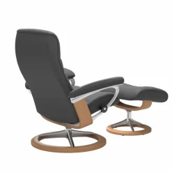 Sessel|STRESSLESS Sessel mit Hocker M Opal Signature Grey