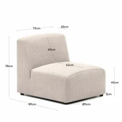 Kave Home Sessel|Sofas & Couches-Sessel Neom Beige
