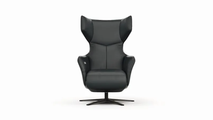 Sormani Sessel-Sessel Pisa Schwarz