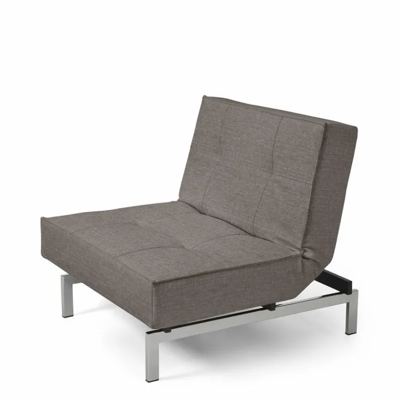 Sessel|INNOVATION LIVING Sessel Splitback Chrom Grey