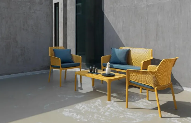 Gartenstuhl-Auflagen|Nardi Sesselkissen Net Lounge 57 x 52,50 Denim