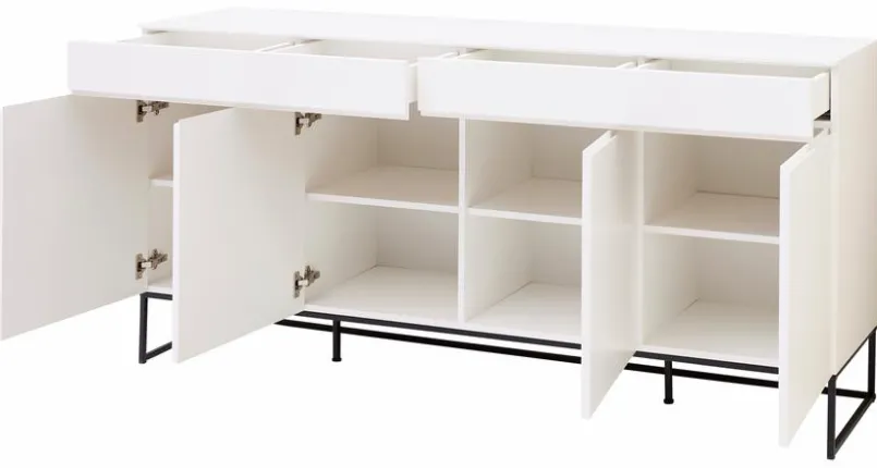 Kommoden|Wohnconcept Sideboard Saposa Weiß
