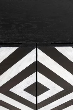 KARE DESIGN Kommoden-Sideboard Arctic 87181 Schwarz / Weiß