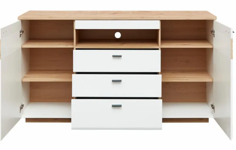 Wohnconcept Kommoden-Sideboard Duron Weiß