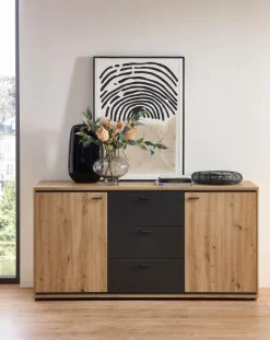 Wohnconcept Kommoden-Sideboard Estoril I Artisan-Eiche