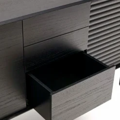 DAHEIM Kommoden-Sideboard Lenon Schwarz