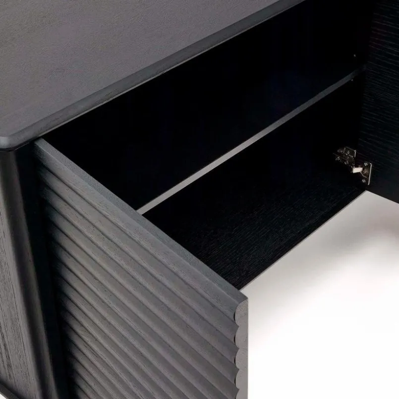DAHEIM Kommoden-Sideboard Lenon Schwarz