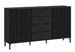 Wójcik Kommoden-Sideboard Lusaka Schwarz