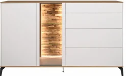 Kommoden|Kommoden|Mäusbacher Sideboard Meran Weiß / Matt