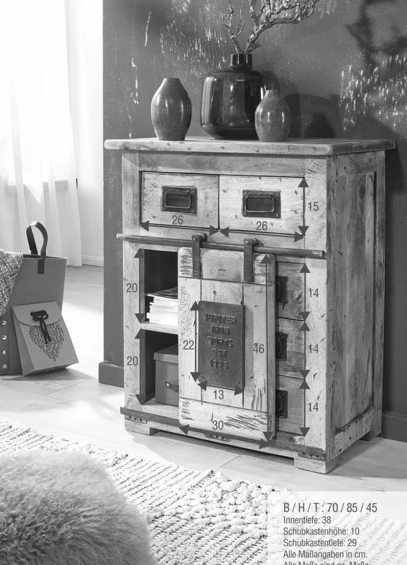 G+K Kommoden|Kommoden-Sideboard Ruston Antik