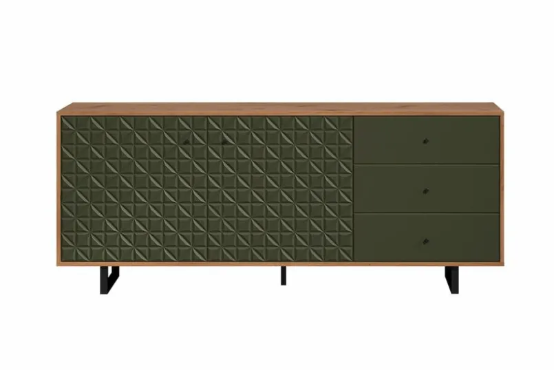 trendteam Kommoden-Sideboard Sentra Dunkelgrün