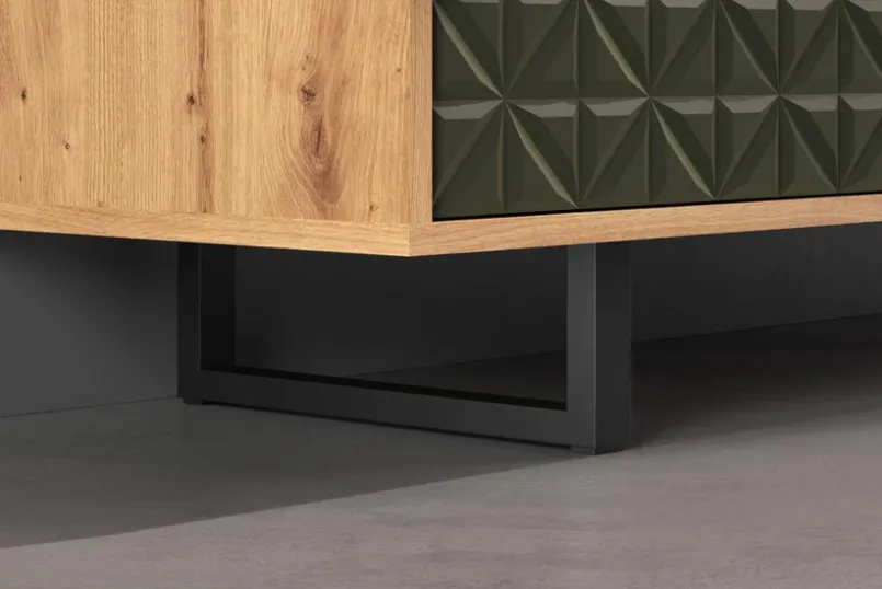 trendteam Kommoden-Sideboard Sentra Dunkelgrün