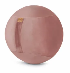 Bürostühle|Sitting Point Sitzball Samt Uni Rose
