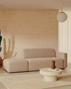 Sofas & Couches|Kave Home 2-Sitzer mit Anstellhocker Neom Beige