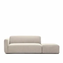 Sofas & Couches|Kave Home 2-Sitzer mit Anstellhocker Neom Beige