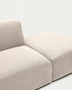 Sofas & Couches|Kave Home 2-Sitzer mit Anstellhocker Neom Beige