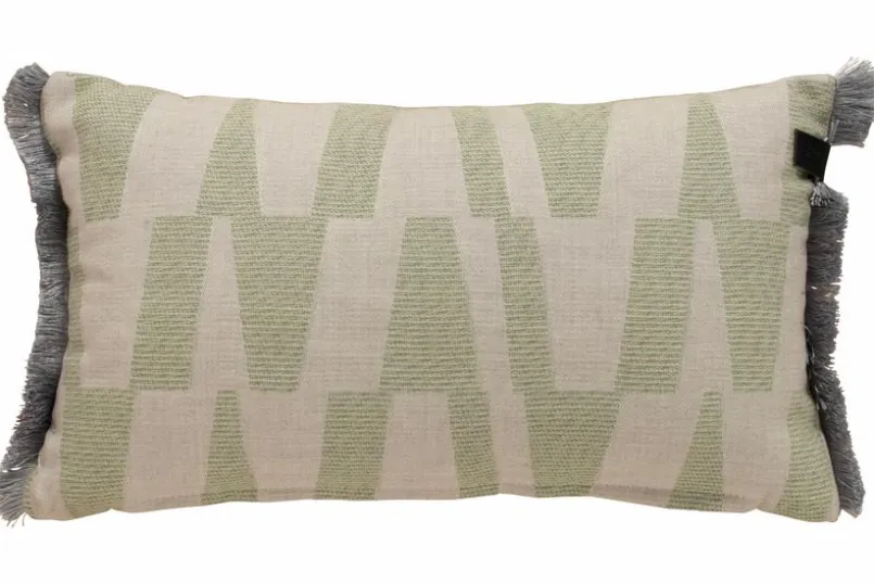 Gartenstuhl-Auflagen|SCHÖNER WOHNEN-Kollektion Sitzkissen Lixie 30 x 50 cm Sage