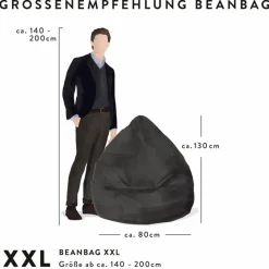 Sitzsack Beanbag Woolly XXL<Sitting Point Clearance