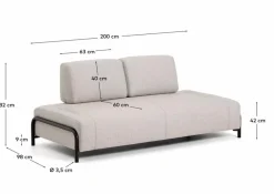 Kave Home Sofas & Couches-Sofa Compo Beige