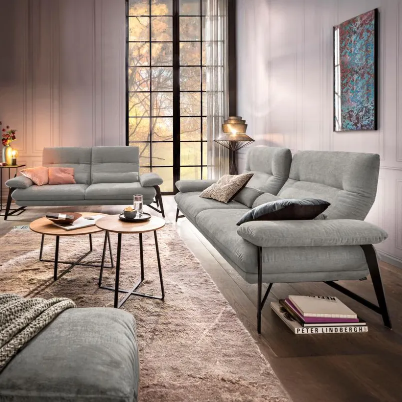 Segmüller Werkstätten Sofas & Couches-Sofa Denise Grey