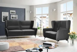 Exxpo by Gala Sofas & Couches-Sofa Lorien Dark Grey