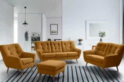 Exxpo by Gala Sofas & Couches-Sofa Scandi Mustard