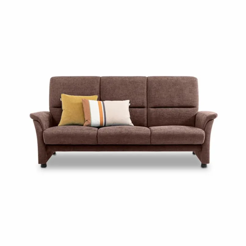 Segmüller Werkstätten Sofas & Couches-Sofa 3-Sitzer Osaka Chocolate