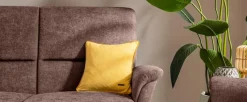 Segmüller Werkstätten Sofas & Couches-Sofa 3-Sitzer Osaka Chocolate