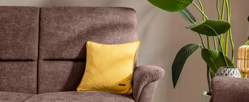Segmüller Werkstätten Sofas & Couches-Sofa 3-Sitzer Osaka Chocolate