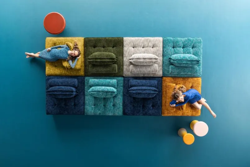 Sofas & Couches|KARE DESIGN Sofa 1-Sitzer Portofino 70514 Hellblau