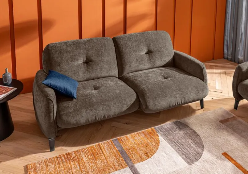 Sofas & Couches|Segmüller Werkstätten Sofa 2x84cm Luisa Beigegrau