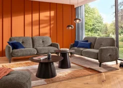 Sofas & Couches|Segmüller Werkstätten Sofa 2x84cm Luisa Beigegrau