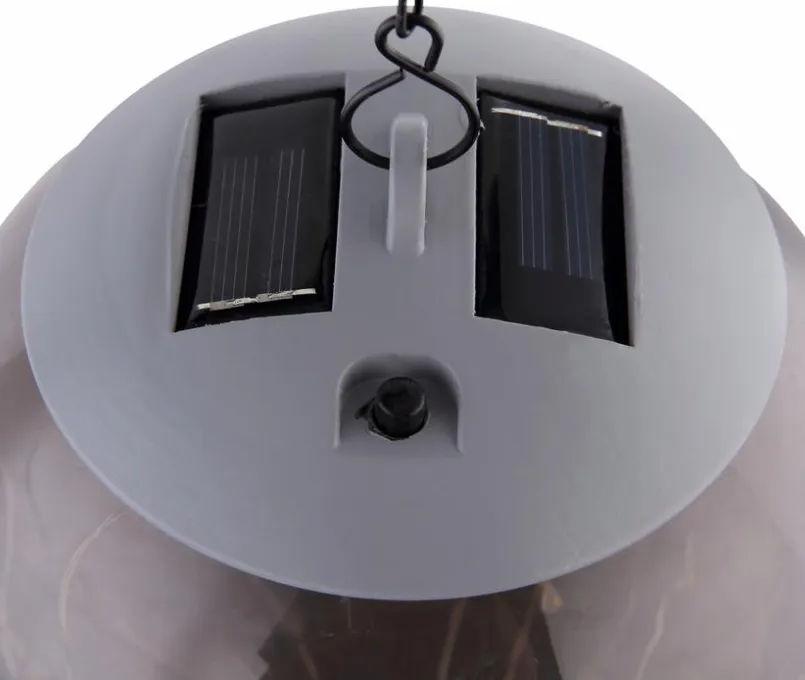 Led-Solarleuchten|Led-Solarleuchten|Globo Solar-Außenpendelleuchte null Grau