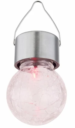 Globo Led-Solarleuchten|Led-Solarleuchten-Solarleuchte Silber