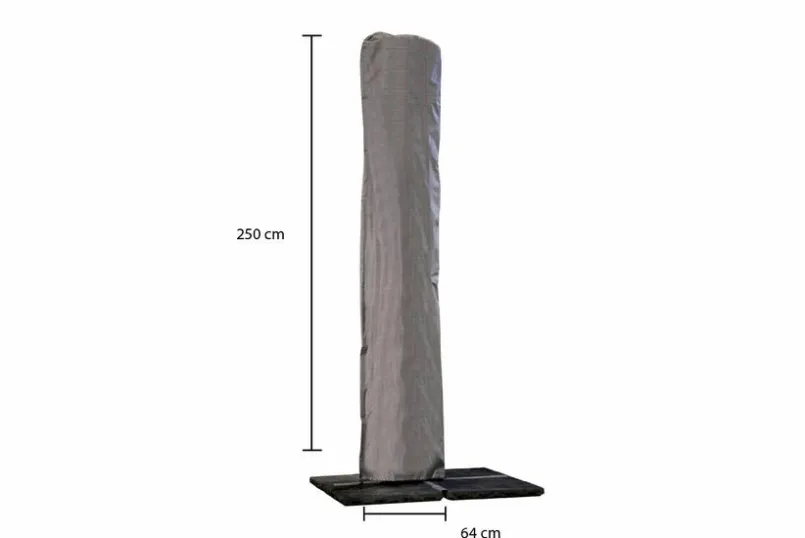 Sonnenschirm-Schutzhüllen|Winza Outdoor Covers Sonnenschirm-Schutzhülle 250x64 Anthracite