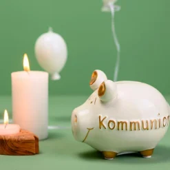Dekodosen-Spardose Kommunion 12 x 9 cm Bunt