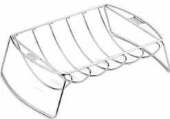 Weber Weber Grills & Grillzubehör-Spare-Rib-Halter Premium-Spare-Rib-Halter Silber