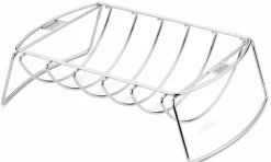Weber Weber Grills & Grillzubehör-Spare-Rib-Halter Premium-Spare-Rib-Halter Silber