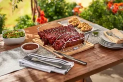 Weber Weber Grills & Grillzubehör-Spare-Rib-Halter Premium-Spare-Rib-Halter Silber