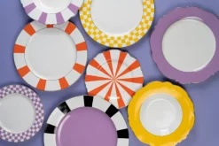 Geschirr|KARE DESIGN Speiseteller Harlequin Ø 27 cm Lila