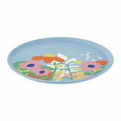 Koziol Geschirr-Speiseteller Nora Blooms Ø 25,5 cm Blue