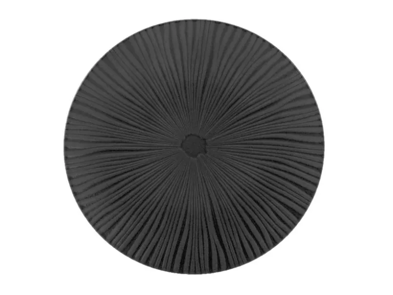 CreaTable Geschirr-Speiseteller Vesuvio Ø 27 cm Schwarz
