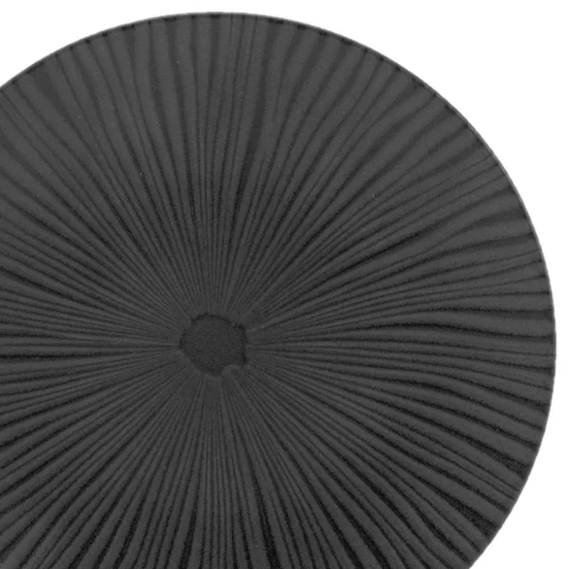 CreaTable Geschirr-Speiseteller Vesuvio Ø 27 cm Schwarz