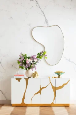 Wandspiegel|KARE DESIGN Spiegel Shape Brass Transparent