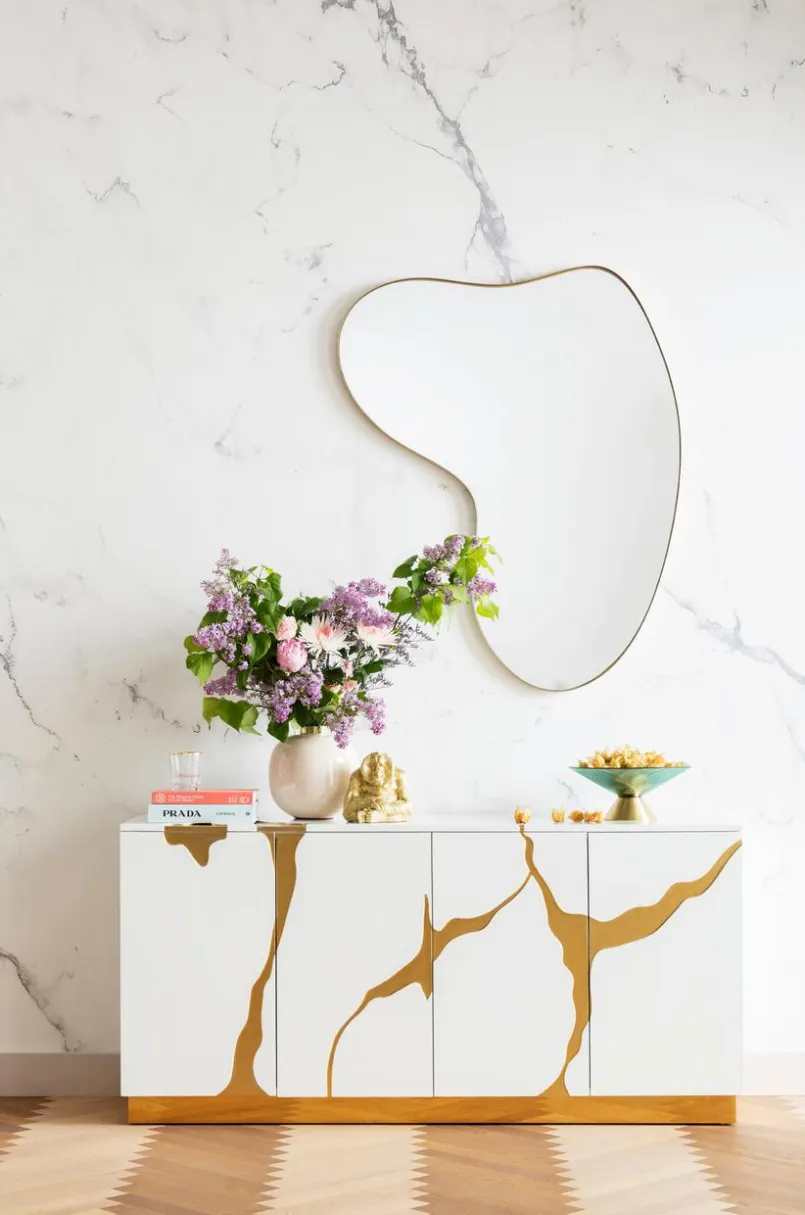 Wandspiegel|KARE DESIGN Spiegel Shape Brass Transparent